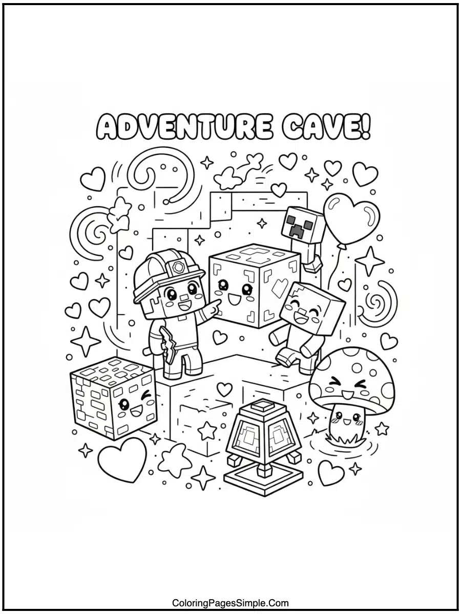 Minecraft Cave Exploration