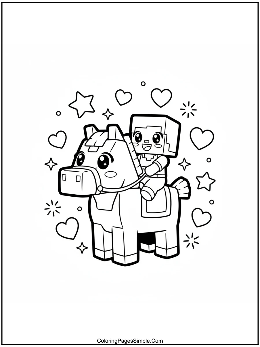 Minecraft Horse Ride