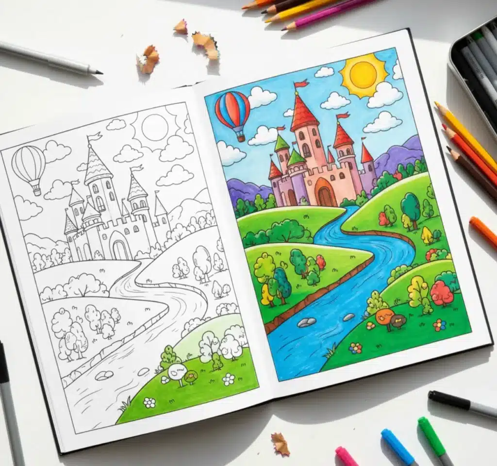 Aesthetic Coloring Pages