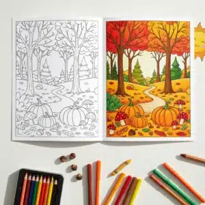 Autumn Coloring Pages