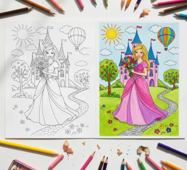 Barbie Coloring Pages