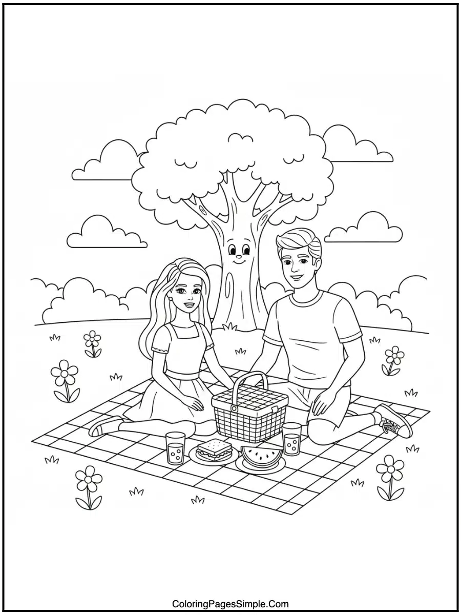 Barbie and Ken Picnic