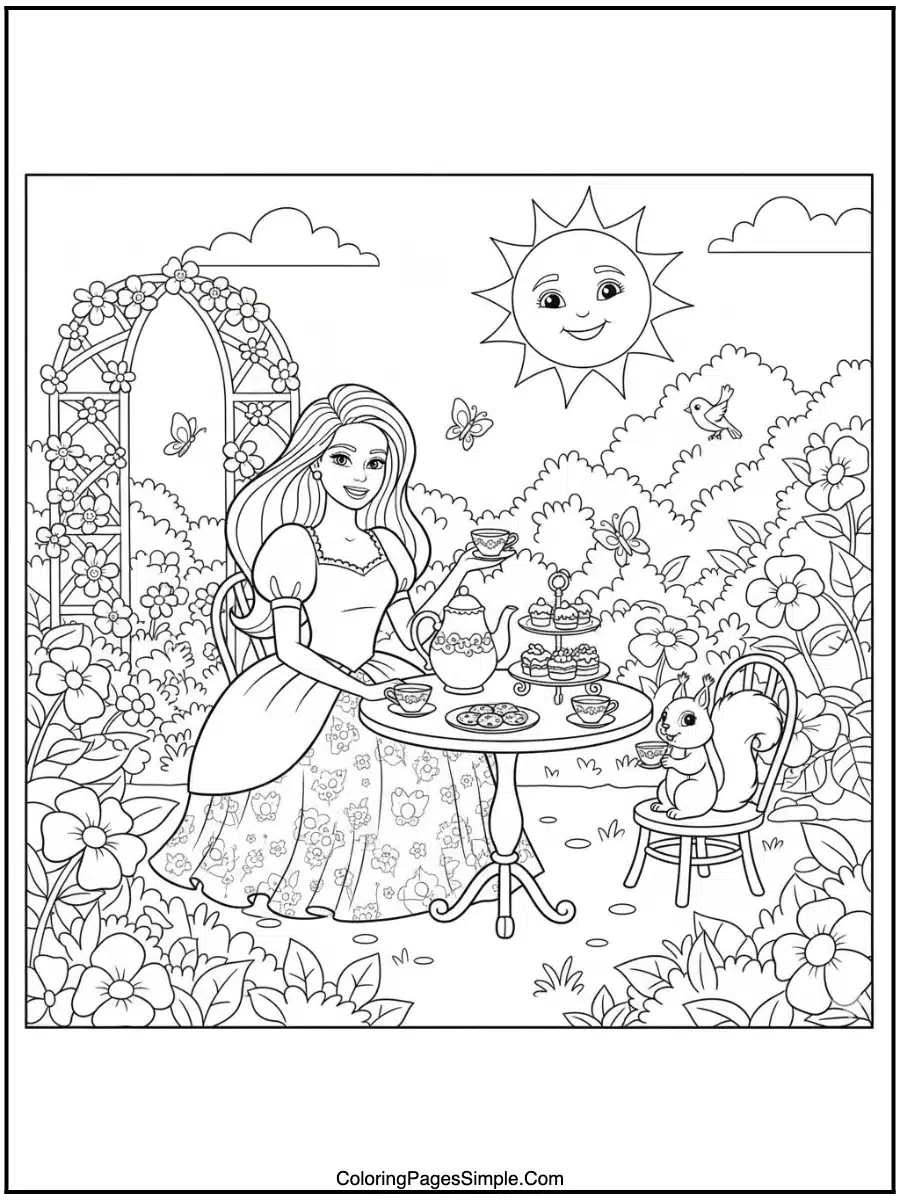 Barbie Garden Tea Party