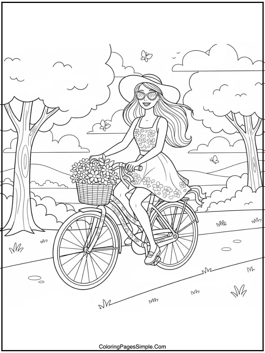 Barbie Summer Style with Bike