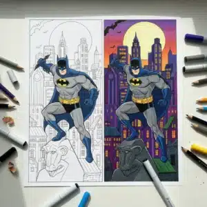 Batman Coloring Page