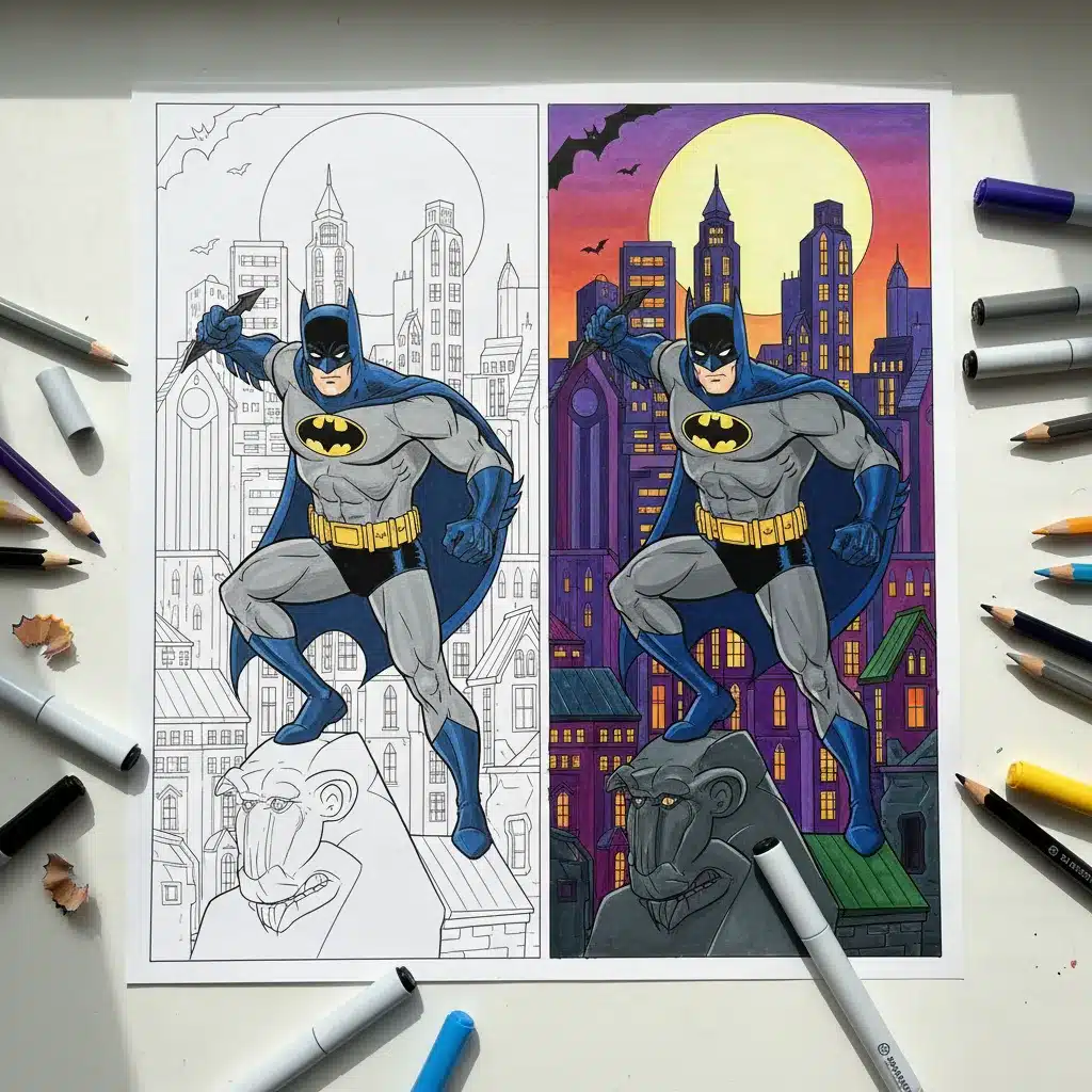 Batman Coloring Page