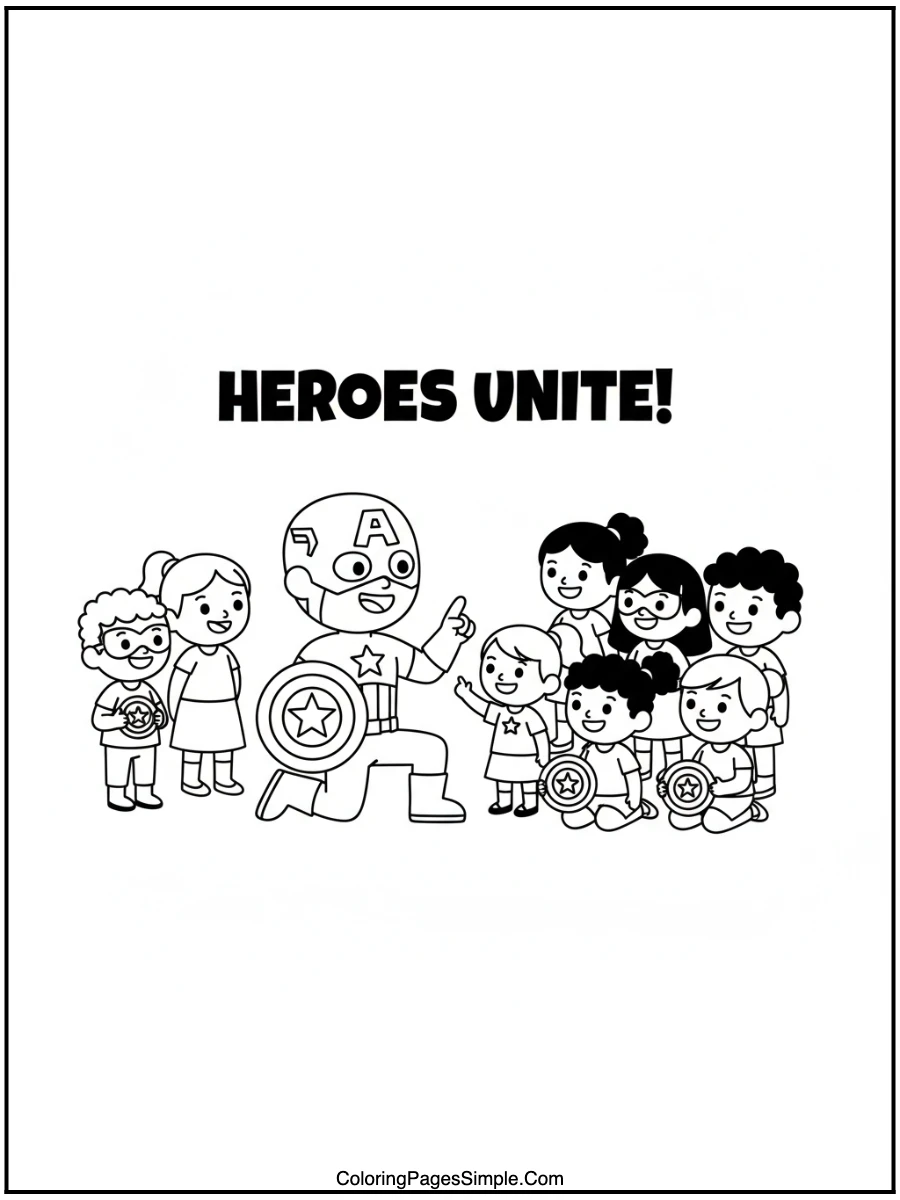 Captain America Inspires Kids