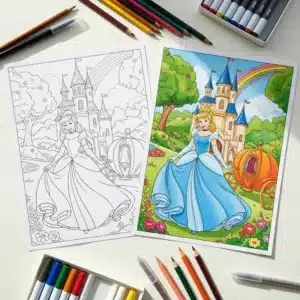 Disney Princess Coloring Pages