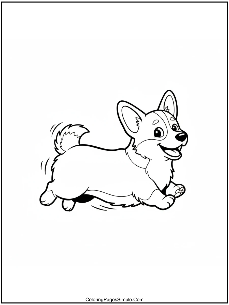 Corgi's Wiggle Butt Run