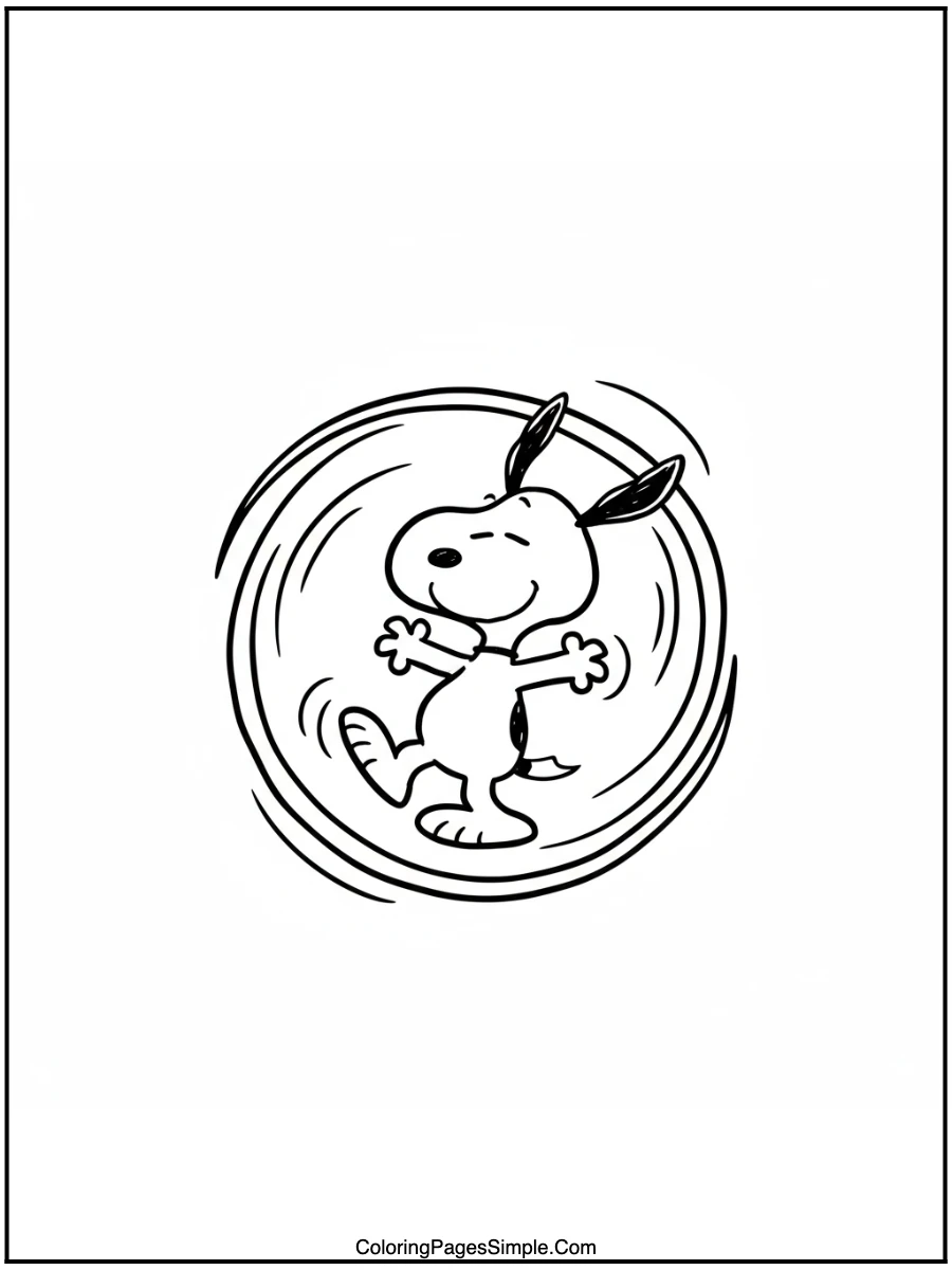 Snoopy's Happy Dance Swirl