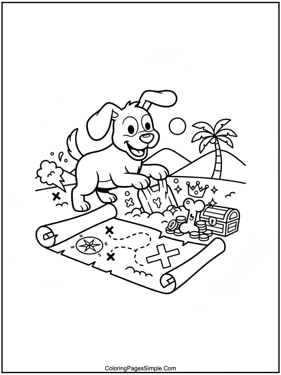 Bone Burrow Treasure Map