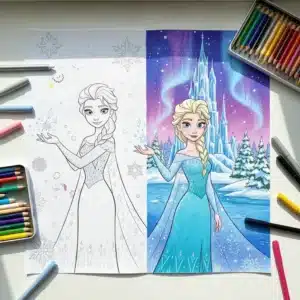 Elsa Coloring Pages