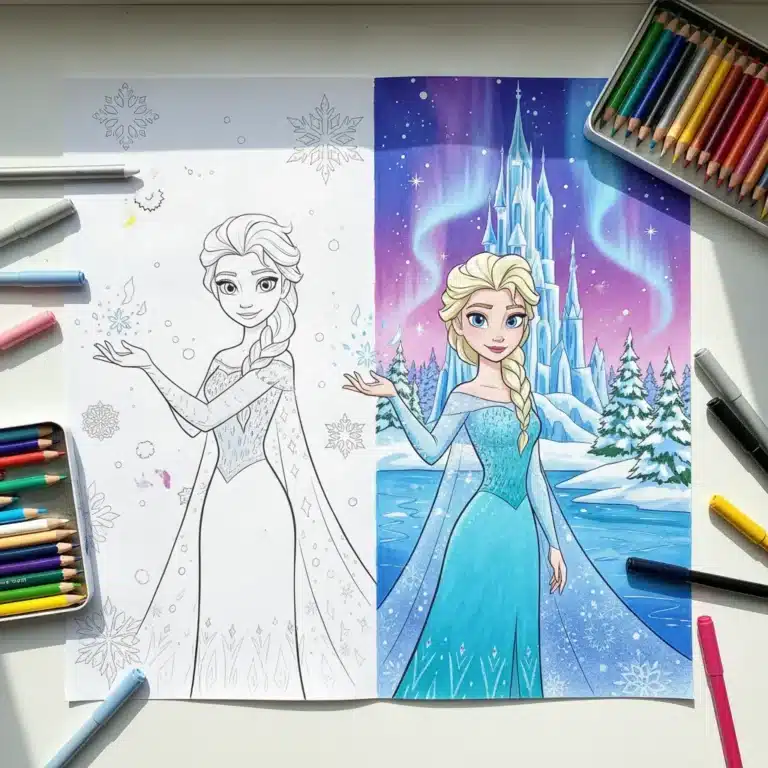 Elsa Coloring Pages