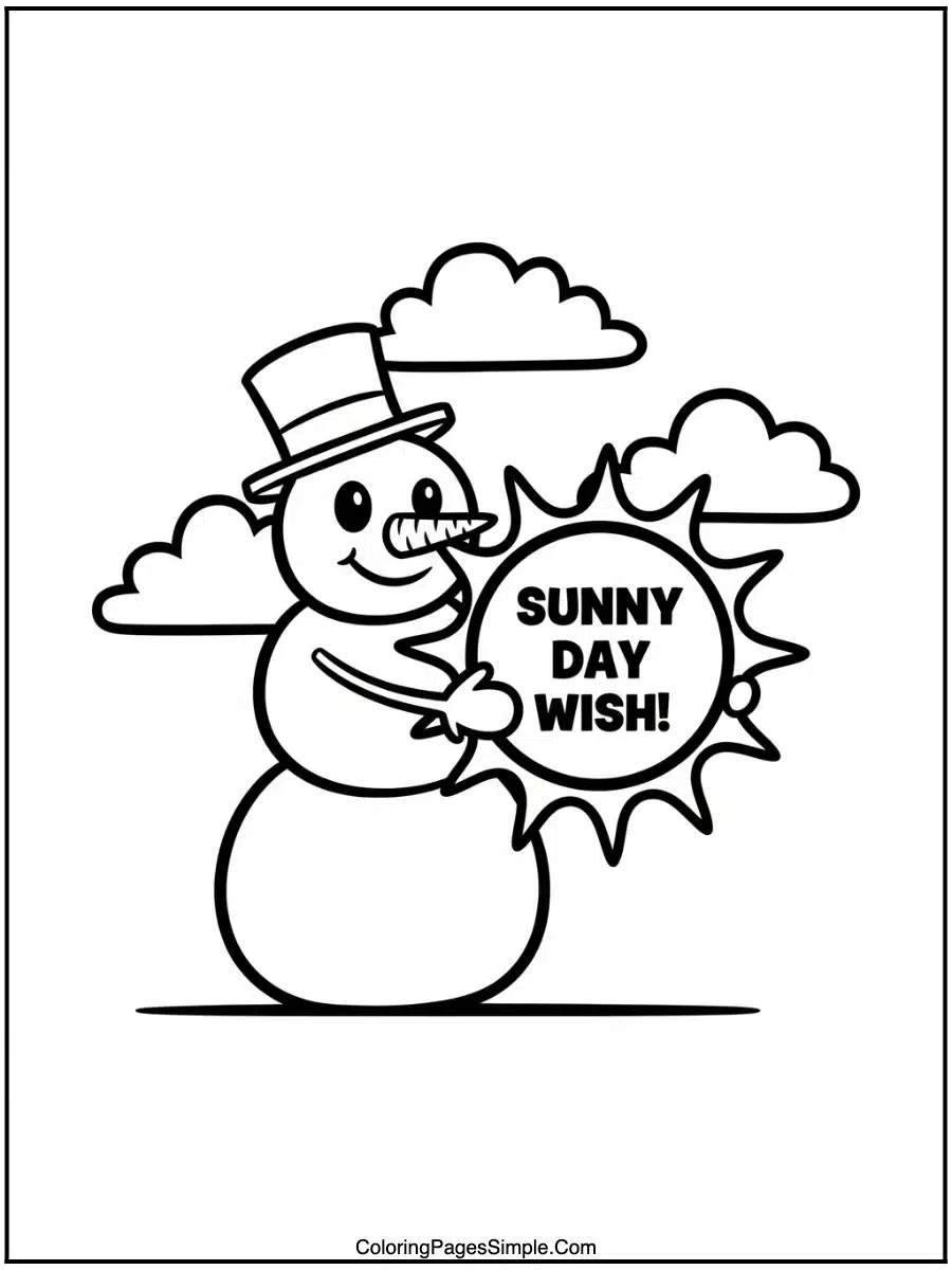 Olaf's Sunny Day Wish
