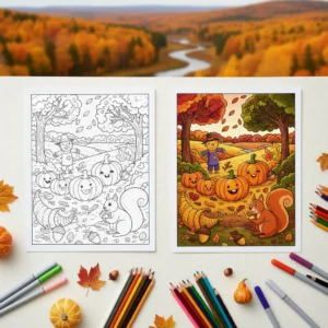 Fall Coloring Pages