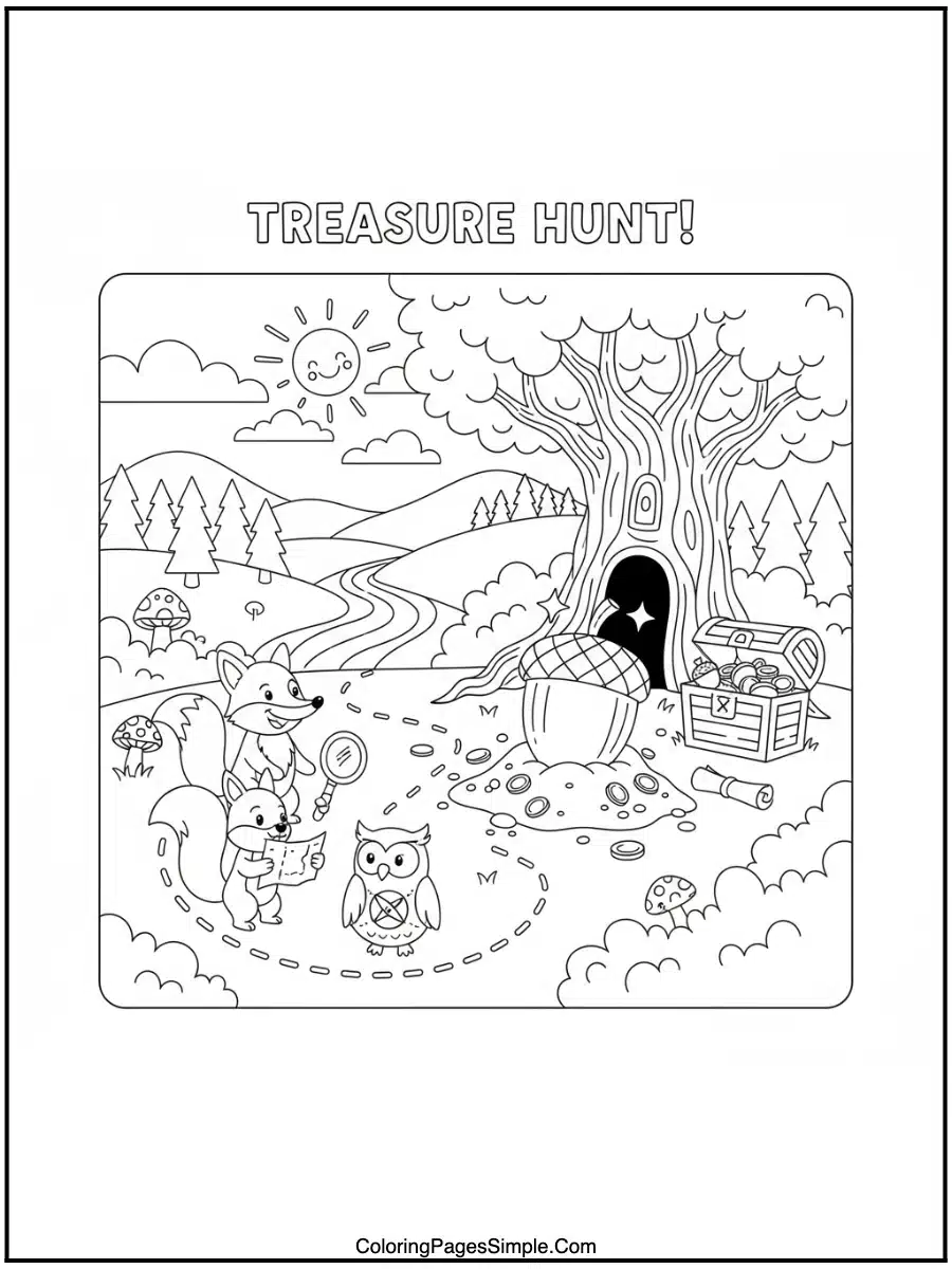 Golden Acorn Treasure Hunt