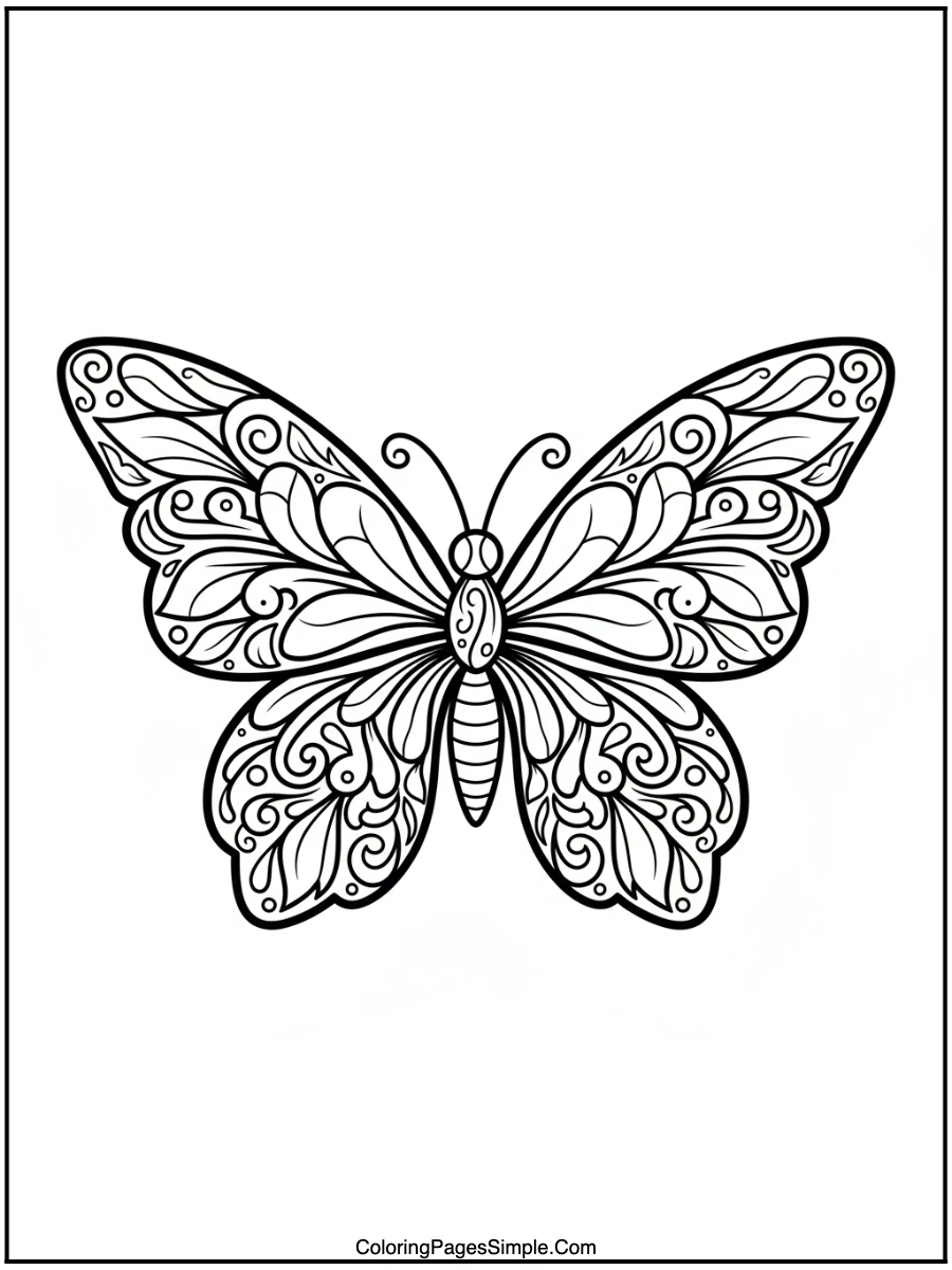 Floral Butterfly