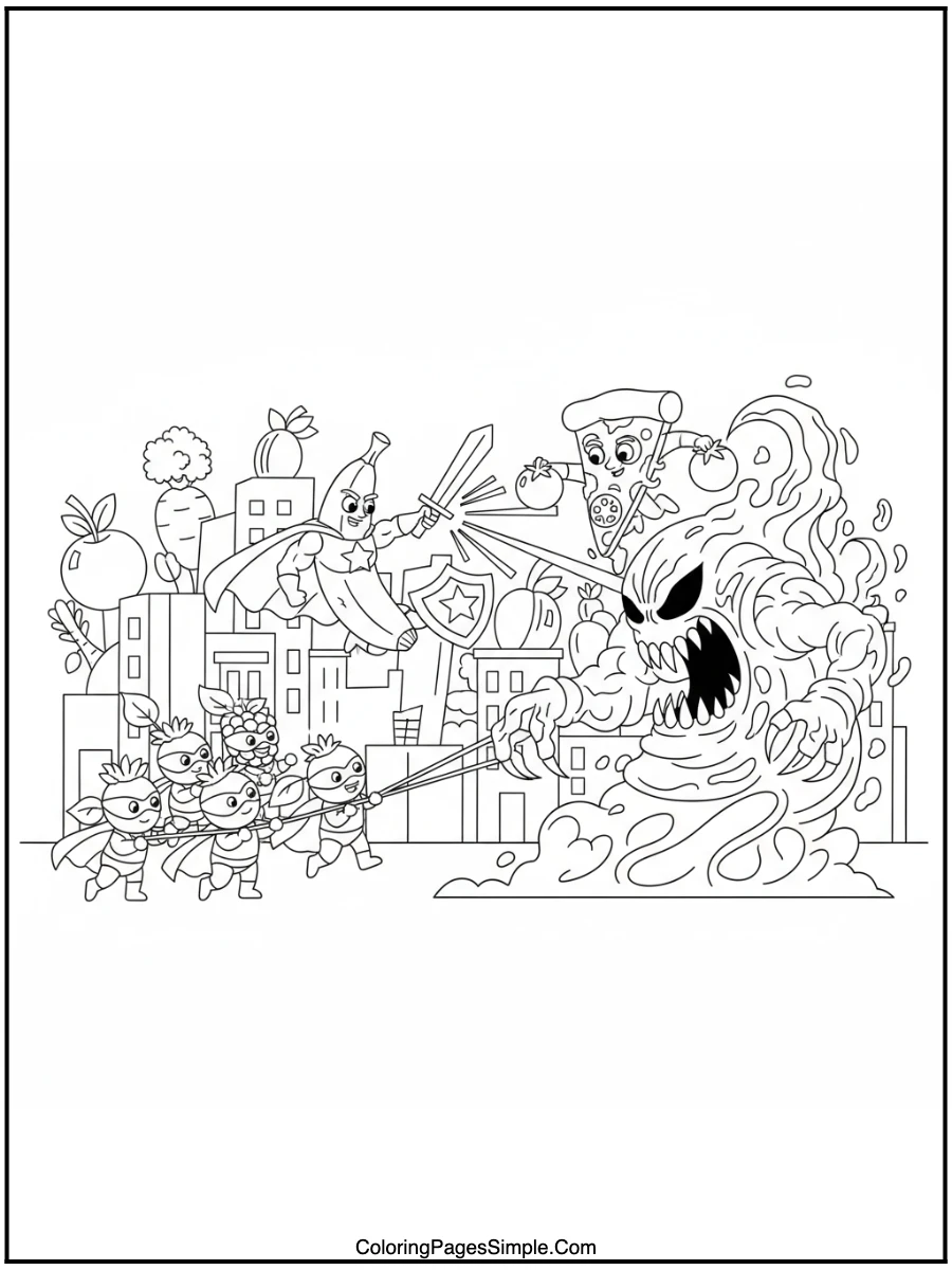 Food fighting hunger.