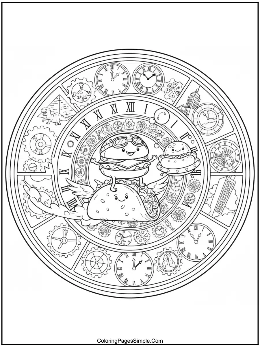 Food traveling time.