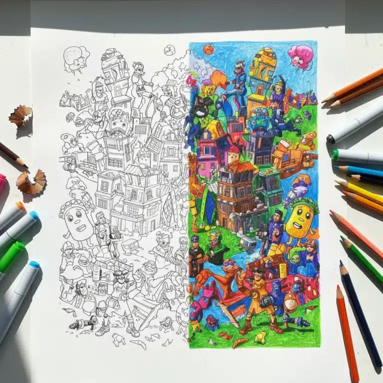 Fortnite Coloring Pages