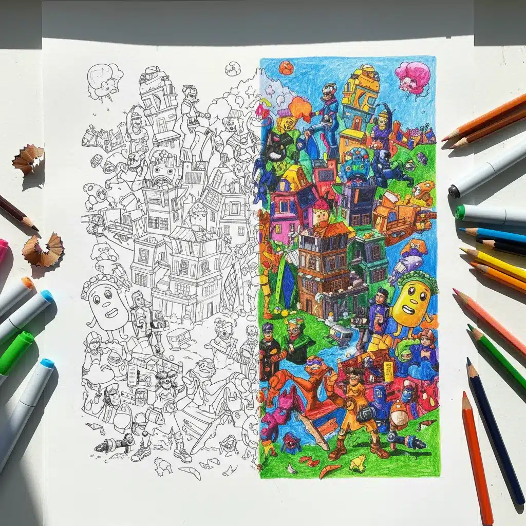 Fortnite Coloring Pages