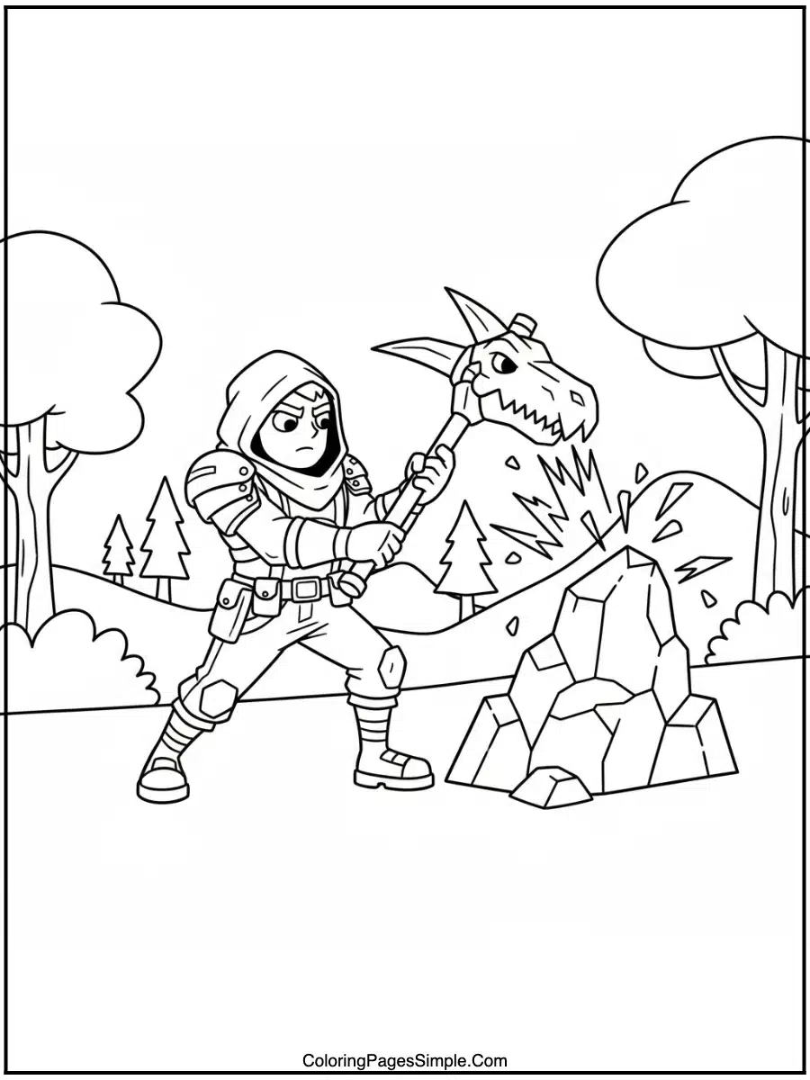 harvesting materials