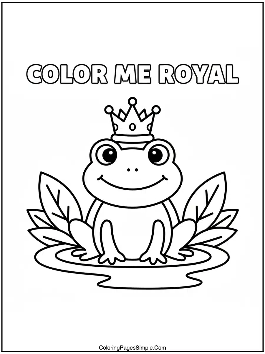 Ribbiting Royal Crown