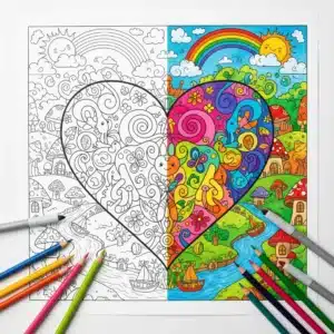 Heart Coloring Pages