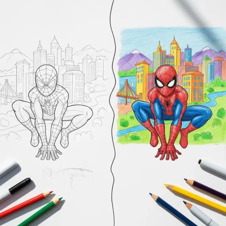 Spider-Man Coloring Pages