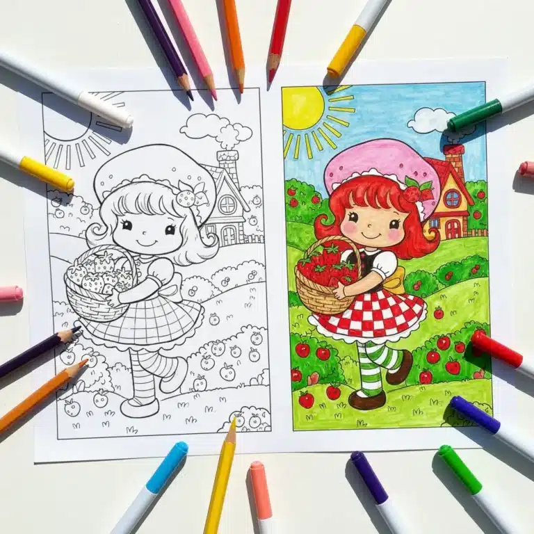 Strawberry Shortcake Coloring Pages