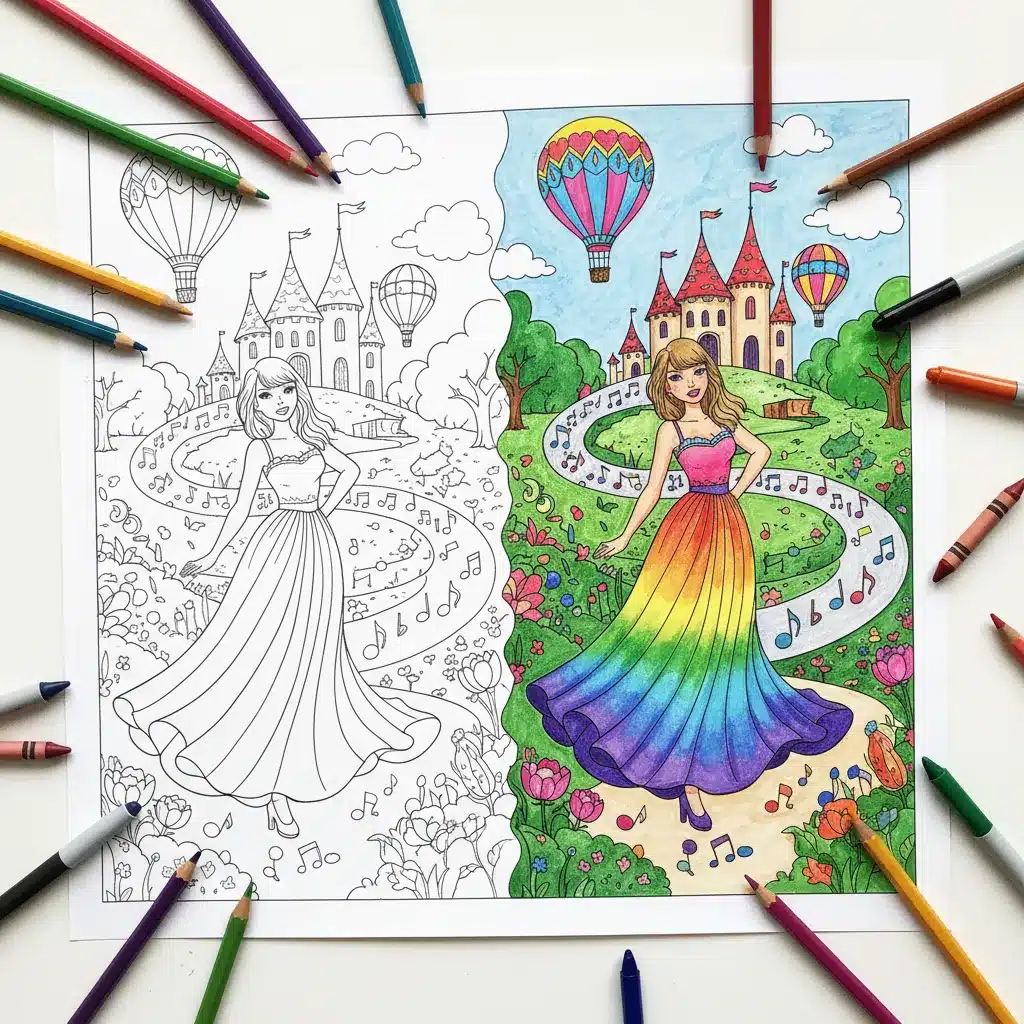 Taylor Swift Coloring Pages