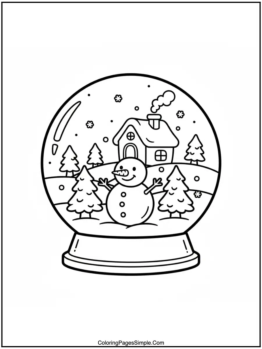 Snow Globe Scene