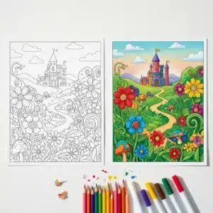 flower Coloring Pages