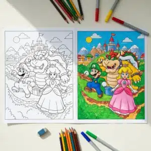 mario Coloring Pages