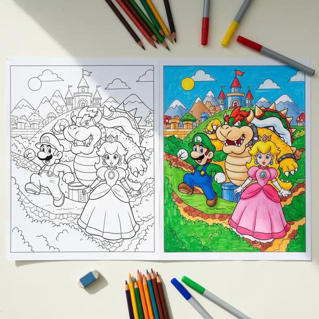 mario Coloring Pages