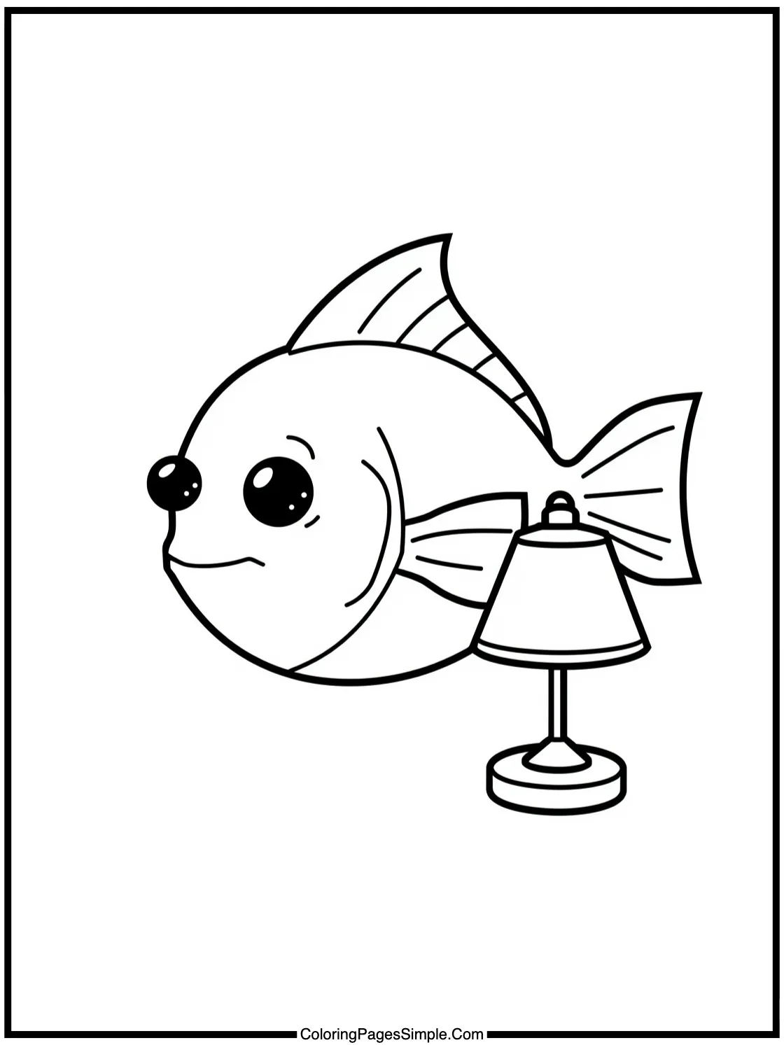 Chibi Anglerfish with a cute tiny lamp.