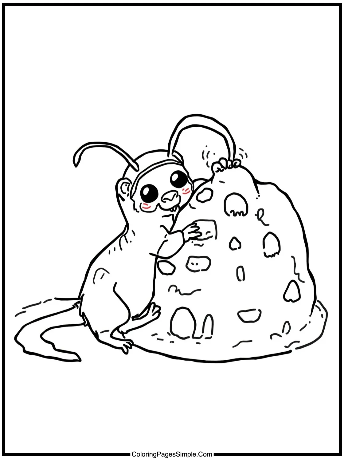 Little Anteater finding an anthill friend.