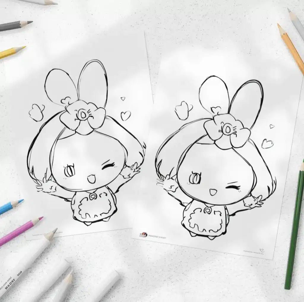 My Melody Coloring Pages