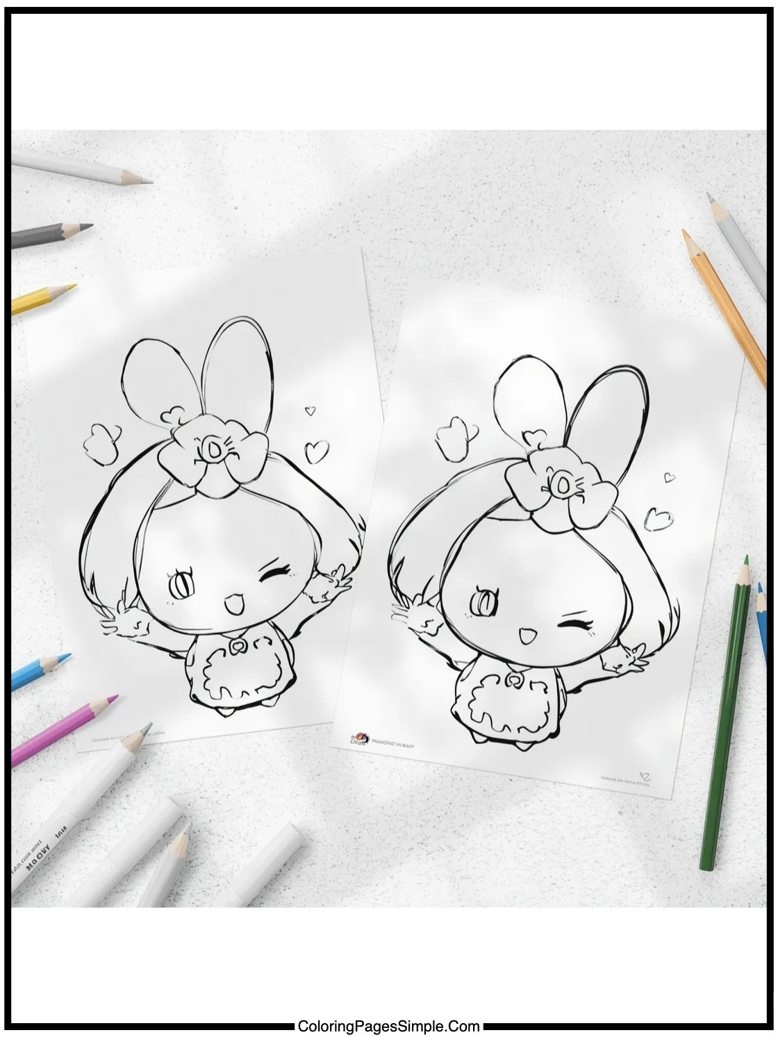 My Melody Coloring Pages