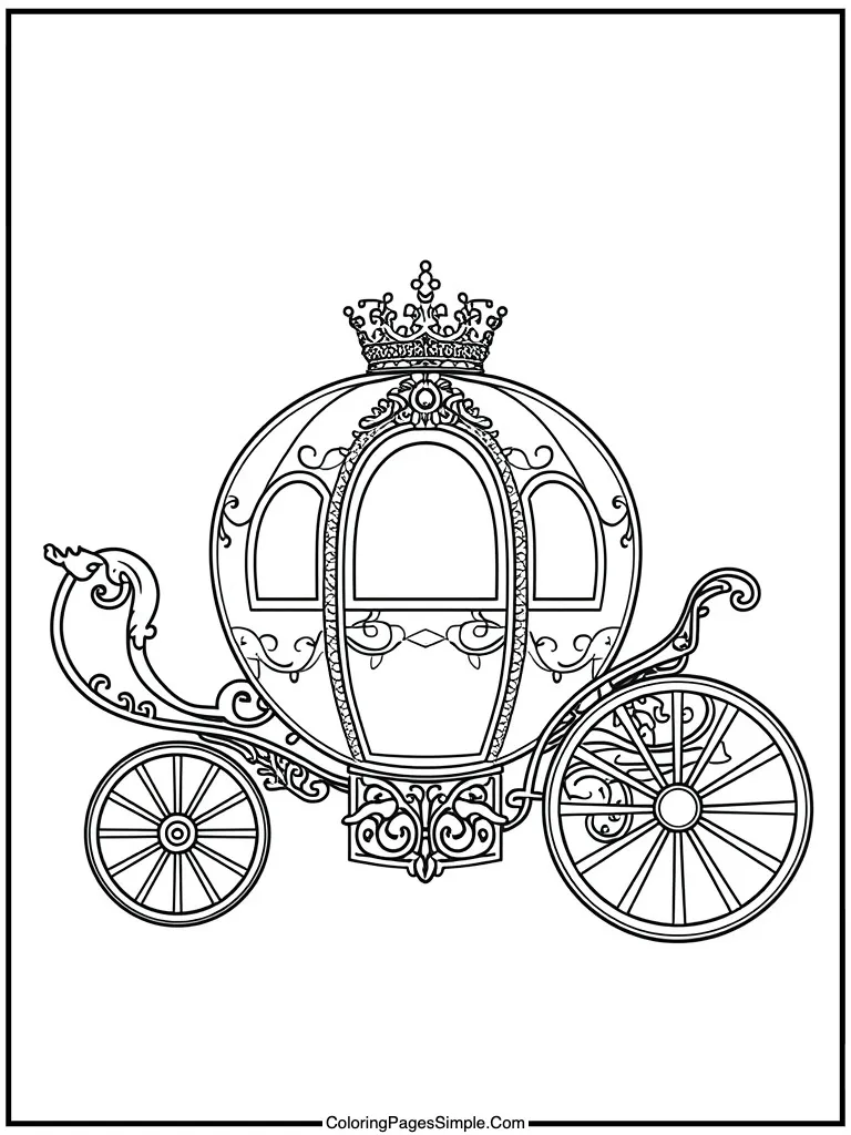  ornate royal carriage