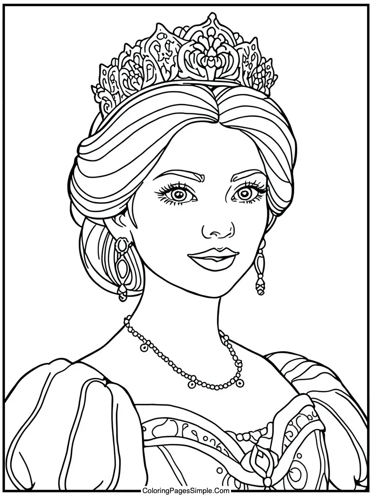  elegant royal portrait