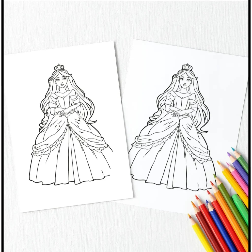 Princess Coloring Pages