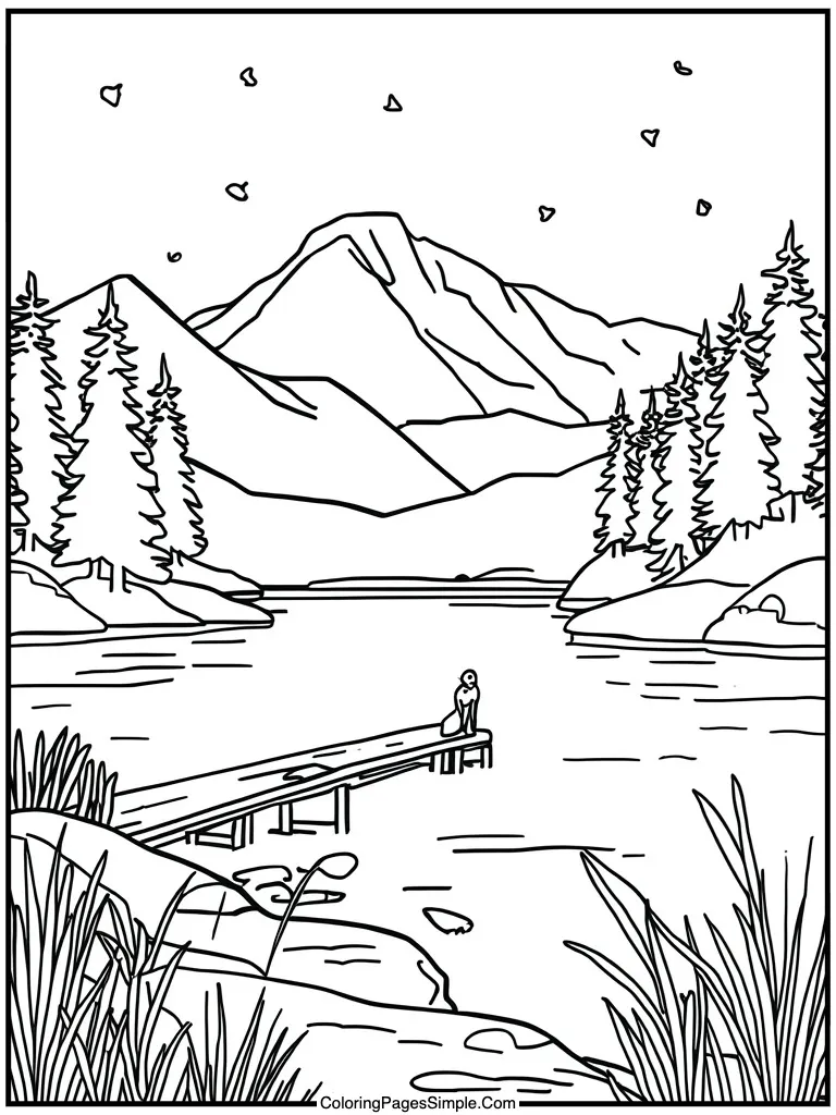  serene lakeside view