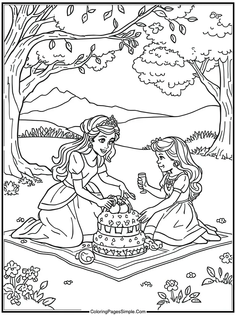  delightful picnic scene