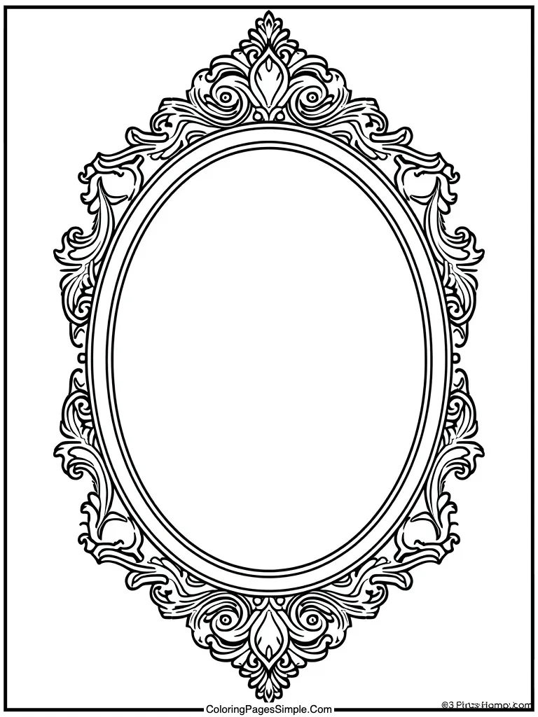  ornate mirror frame