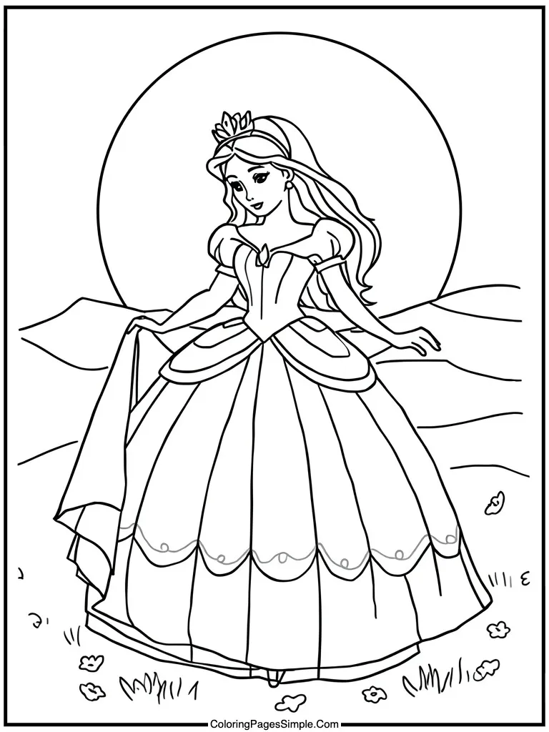  peaceful sunset glow