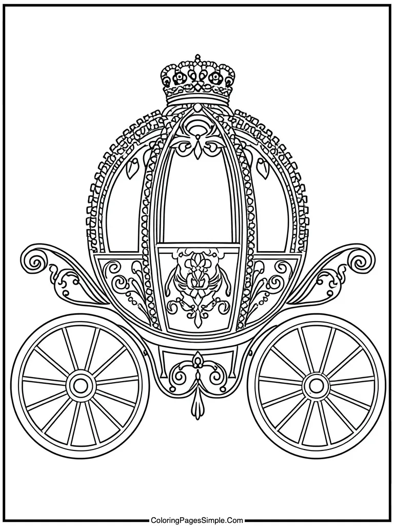  ornate royal carriage