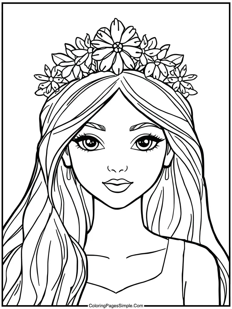  charming flower crown