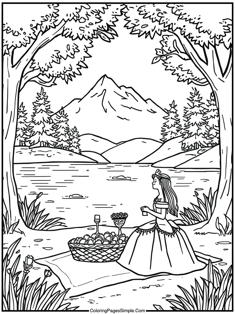  tranquil lakeside picnic