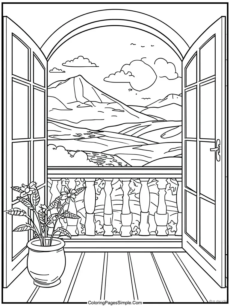  peaceful balcony view